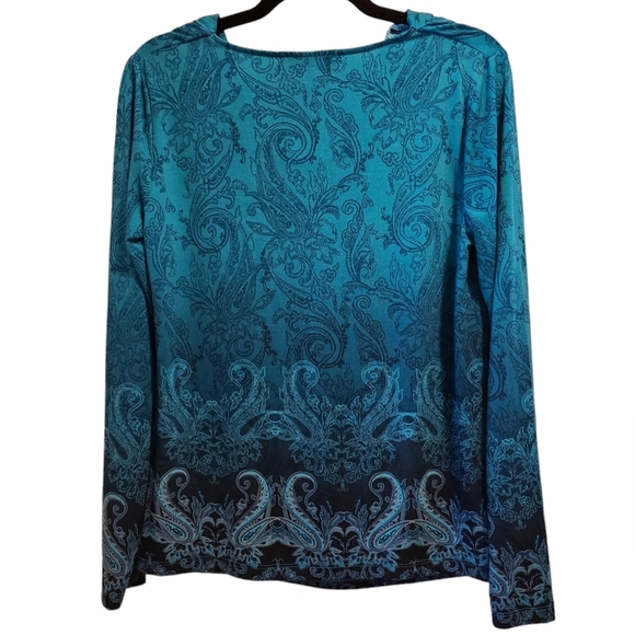 Jones New York cowl-neck top, L - Picture 2 of 5